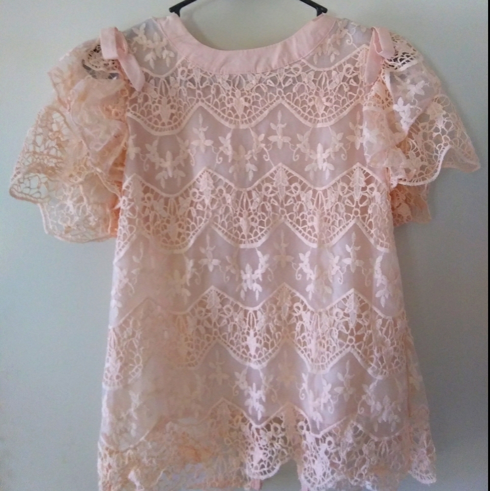 Intricate Puff-Sleeve Beautiful Embroidered Blouse